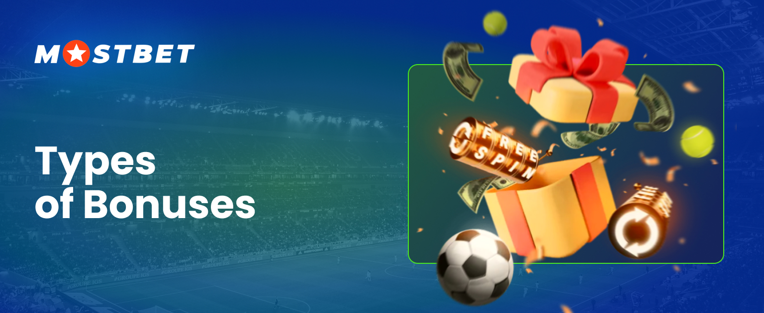 More information about Mostbet bonus types